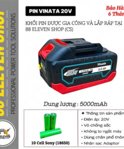 Pin Vinata Makita 20V Dung Lượng 5.0Ah (SN)