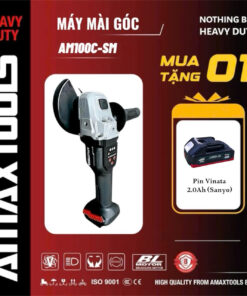 [Tặng Pin] Thân Máy Mài Góc 21V Amaxtools AM100C-SM