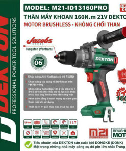 Thân Máy Khoan 21V Dekton M21-ID13160PRO