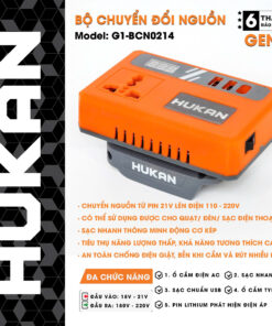 Bộ Chuyển Đổi Nguồn Hukan G1-BCN0214 Đa Chức Năng