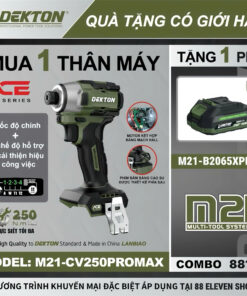 Thân Máy Chuyên Vít 21V Dekton M21-CV250PROMAX