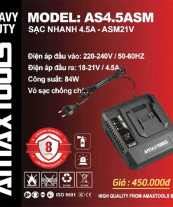 Sạc Đơn 21V Amaxtools AS4.5ASM (4.5A)