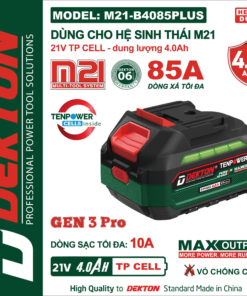 Pin 21V Dekton M21-B4085PLUS (4.0Ah)