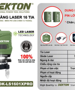 Máy Cân Bằng Laser 16 Tia Dekton DK-LS1601XPRO