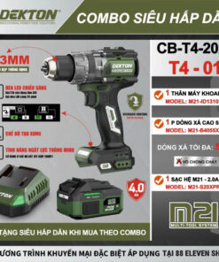 Combo Máy Khoan 21V Dekton M21-ID13100XPRO