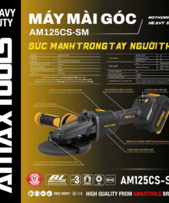Thân Máy Mài Góc 21V Amaxtools AM125CS-SM