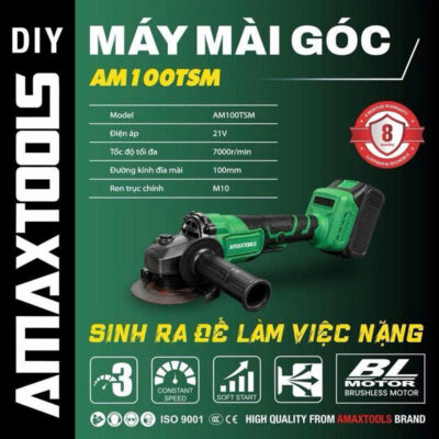 Thân Máy Mài Góc 21V Amaxtools AM100TSM