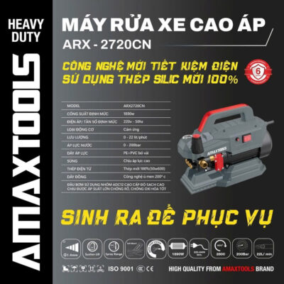 Máy Rửa Xe Cao Áp Amaxtools ARX - 2720CN