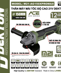 Thân Máy Mài Tốc Độ Cao 21V Dekton M21-AG150XPROMAX