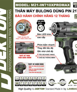 Thân Máy Bulong 21V Dekton M21-IW710XPROMAX